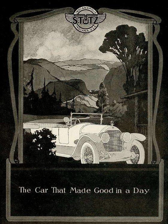 1920 publicite stutz