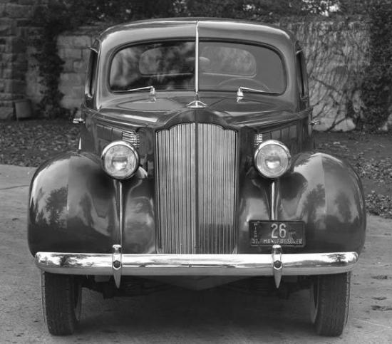 1938 packard 6 sedan 4 door automobile photo poster