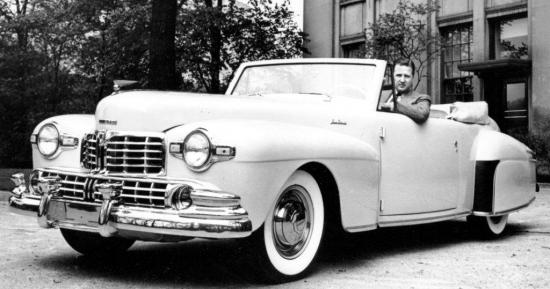 1946 henry ford ii in his continental