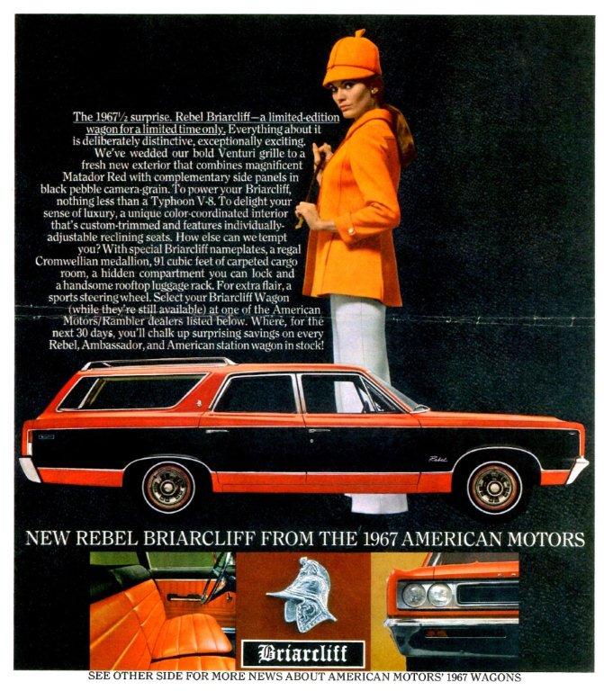 1967 publicite amc couleur matador