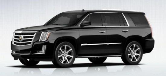 2015 cadillac escalade in black raven